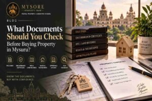 Property documents to check before buying property in Mysuru